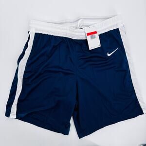 Nike Team Stock Block Basketball Practice Shorts Navy DZ4835 Men’s Size L NWT